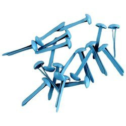 NELLIE'S Metall Brads 3mm/40Stk. - Scrapbooking Papierverschlüsse, blau